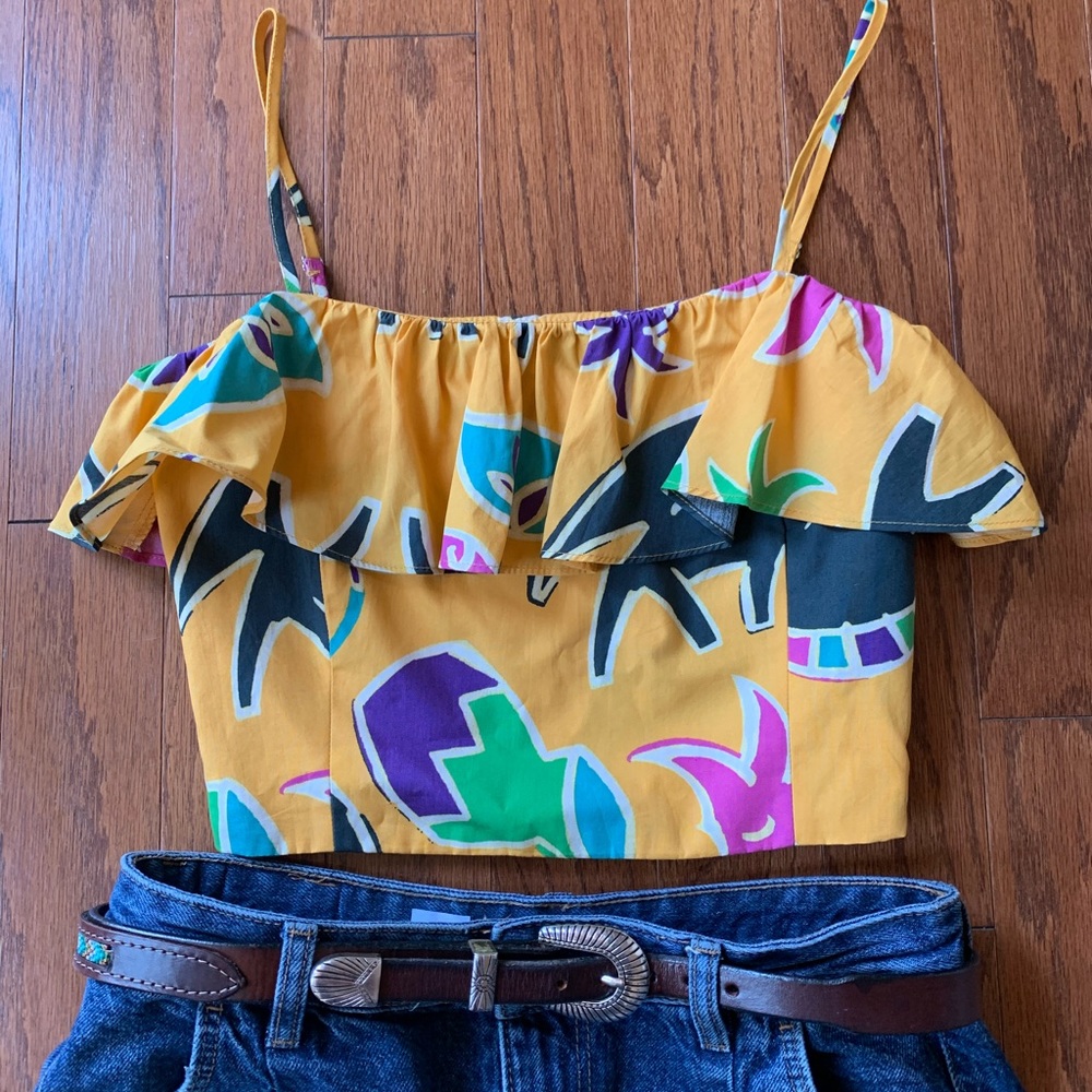 Bustier-style Crop Top ~ Straps Removable